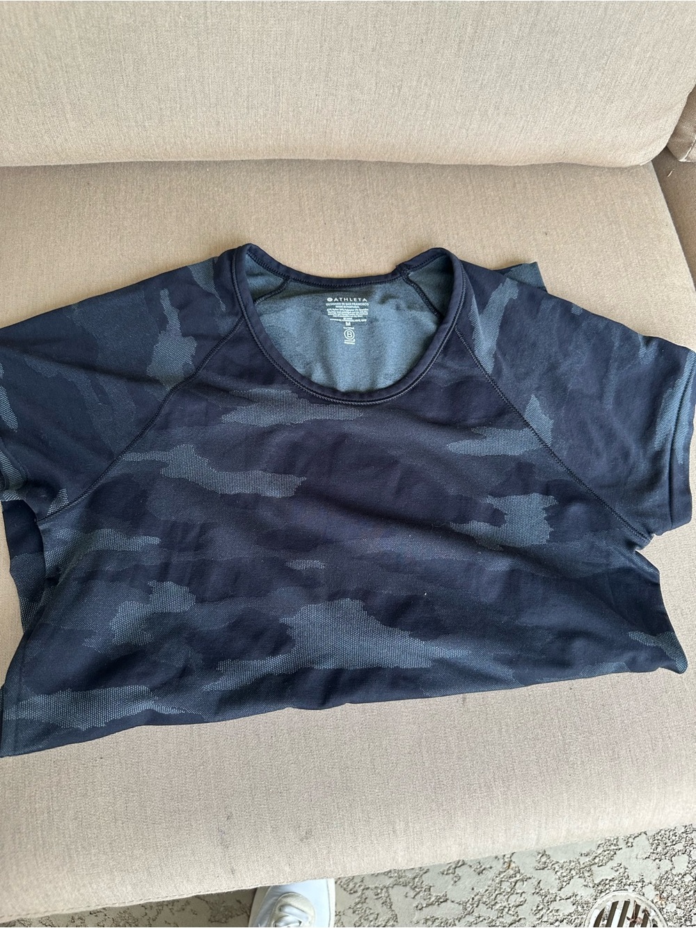 Athleta  Momentum Camo Top